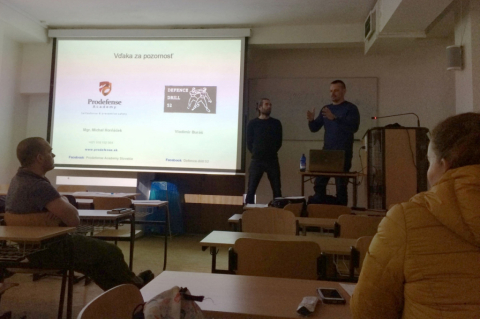 Psychology and behavior in Self-defense, Seminar. Police Academy Bratislava, 2019